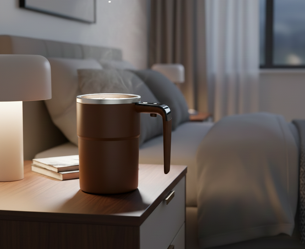 Automatic Self-Stirring Mug – Perfect Coffee at One Touch