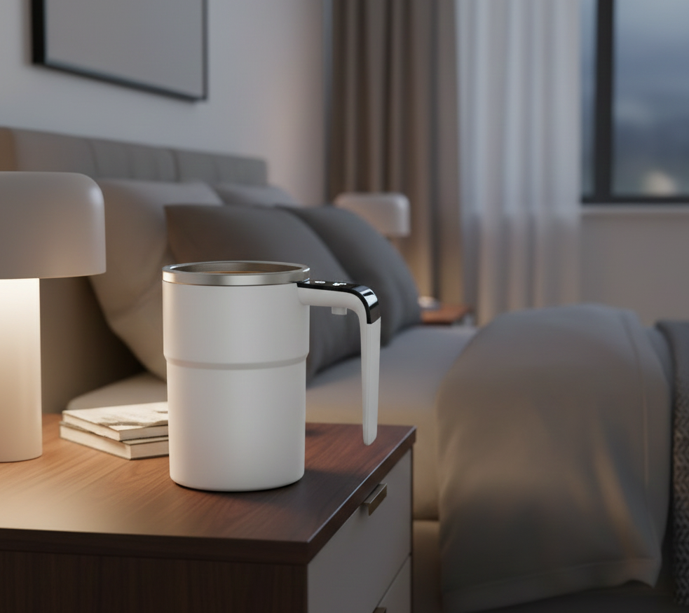 Automatic Self-Stirring Mug – Perfect Coffee at One Touch